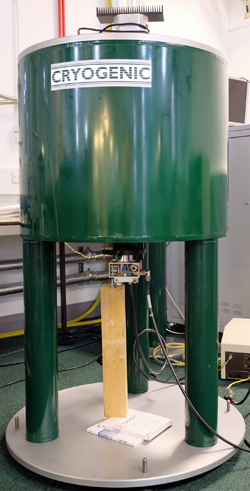 Cryogenic Ltd Cryogen Free high resolution 9.4 T superconducting magnet for solid state NMR, courtesy of Dr John V Hanna, University of Warwick